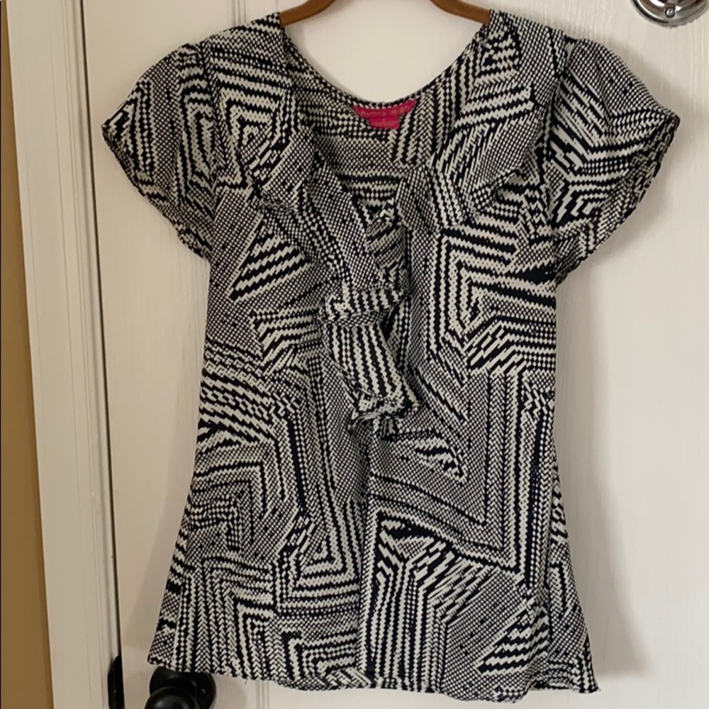 Sunny Leigh Blouse with flutter sleeves